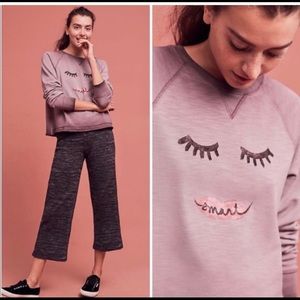 Anthro Saturday Sunday Smart-Mouth Sweatshirt